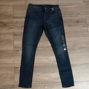 Express Dark Blue Skinny Jeans